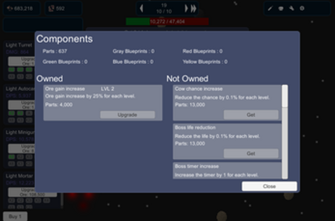 Space Idle Miner (prototype) Image