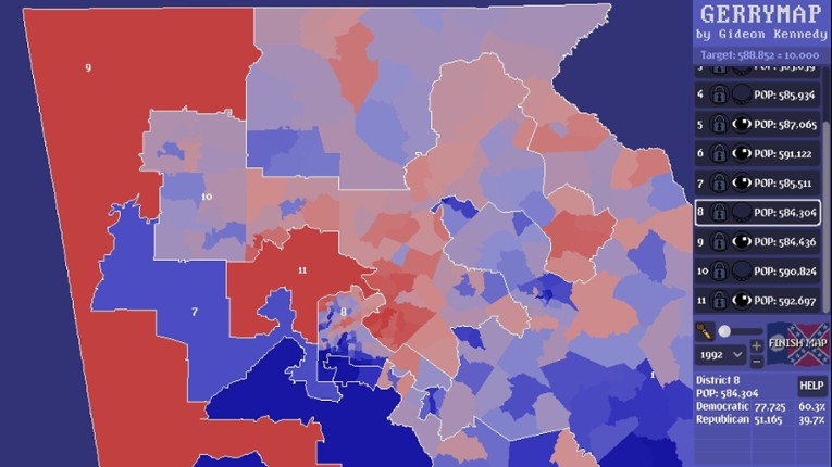 Gerrymap screenshot