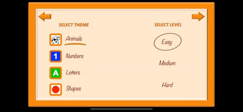 Matching Pairs Memory Game Image