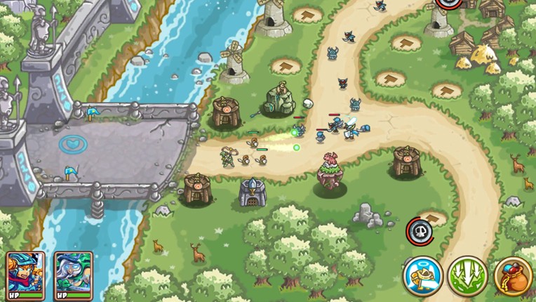 Mini Warrior Defense screenshot