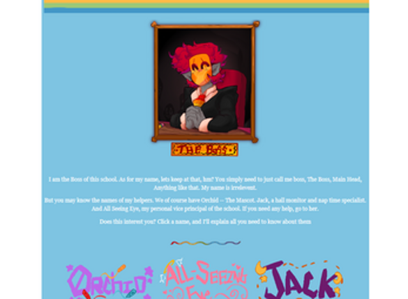 Orchids Schoolhouse ARG screenshot