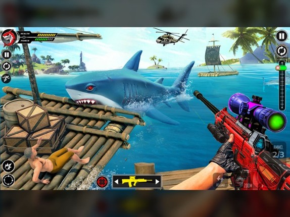Shark Attack Simulator Game 3D Image