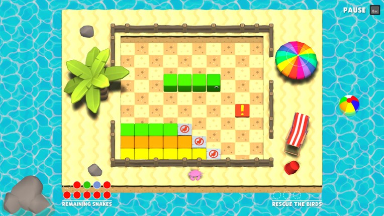 Snaketris: Rescue 'em all screenshot