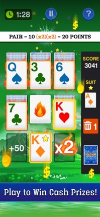 Solitaire Sprint - Win Cash screenshot