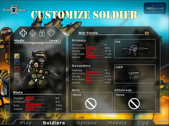 Strike Force Heroes screenshot