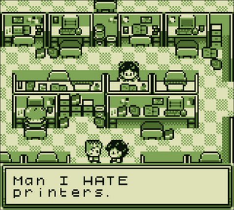 The office Escapist - GameBoy Game screenshot