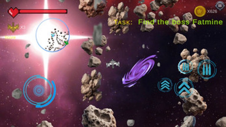 Astrobusters – A Modern Tribute to the Classic Asteroids! screenshot