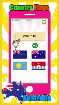 Australia Regions Country And Territory Flag Games screenshot