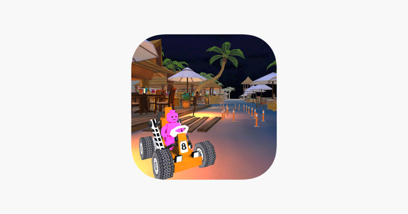 Crazy Beach Car Parking Game Cover