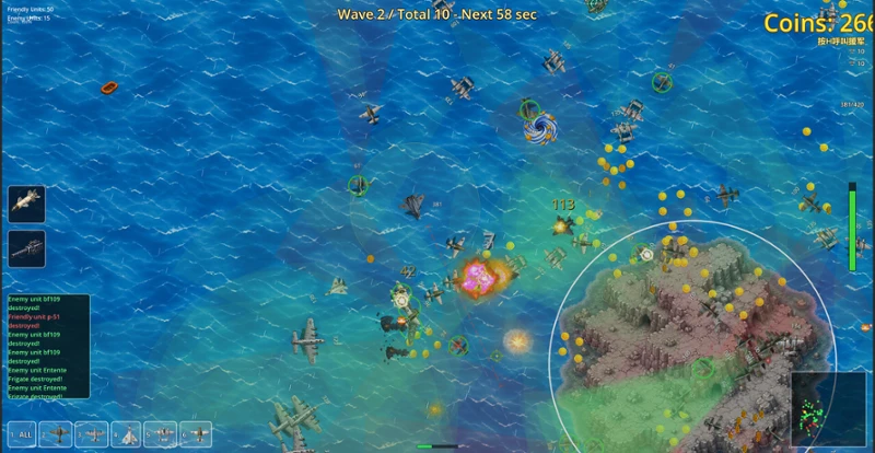 Fantasy Air-Sea Battles Showdown Image