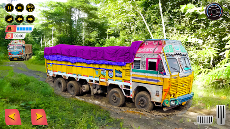 Indian Cargo Truck Drive 3D Image