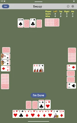 Swoop Card Game screenshot