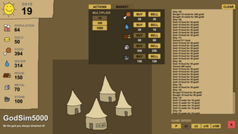 GodSim5000 screenshot