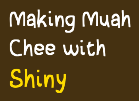 Making Muah Chee with Shiny  ✨ Game Cover