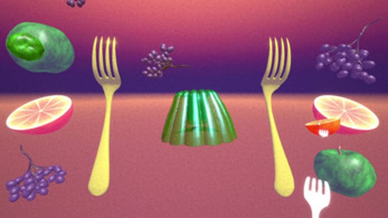 VERY COOL AWESOME FRUIT JELLO FORK GAME THING Image