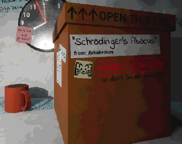 Games like Schrödinger's Abacus