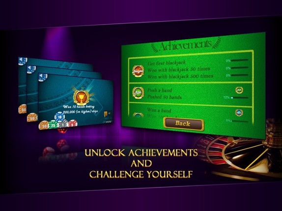 AE Blackjack - Free Classic Casino Card Game with Trainer screenshot