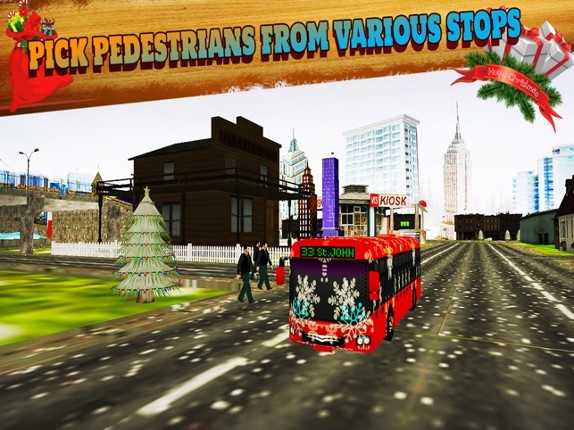 Christmas Party Snow Coach Bus Simulator Pro 2016 screenshot