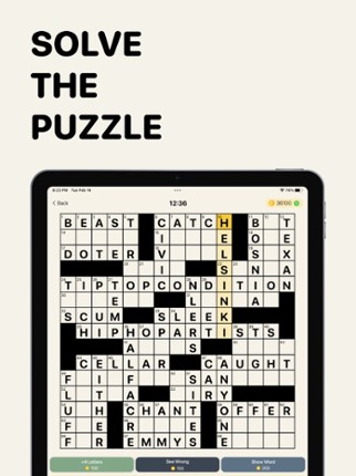 Classic Crossword Puzzles screenshot