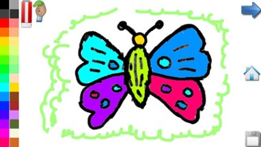 Coloring Book: Butterfly Image