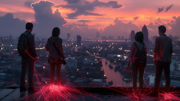 Games like Four Hearts, One Red Thread