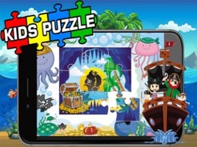 Fun Pirates Jigsaw Puzzles Educational Kids Games Image