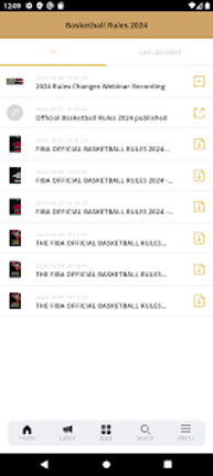 FIBA iRef Library screenshot