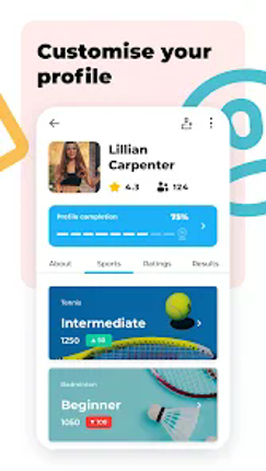 RacketPal: Find Nearby Players screenshot