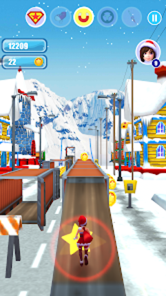 Santa Girl Run screenshot