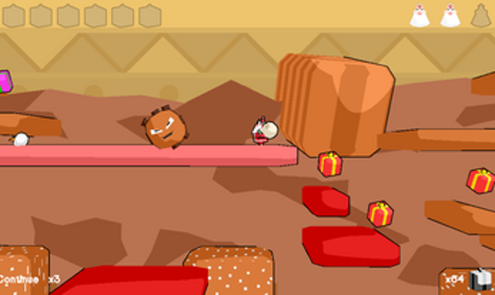 Santa and the giant cake screenshot