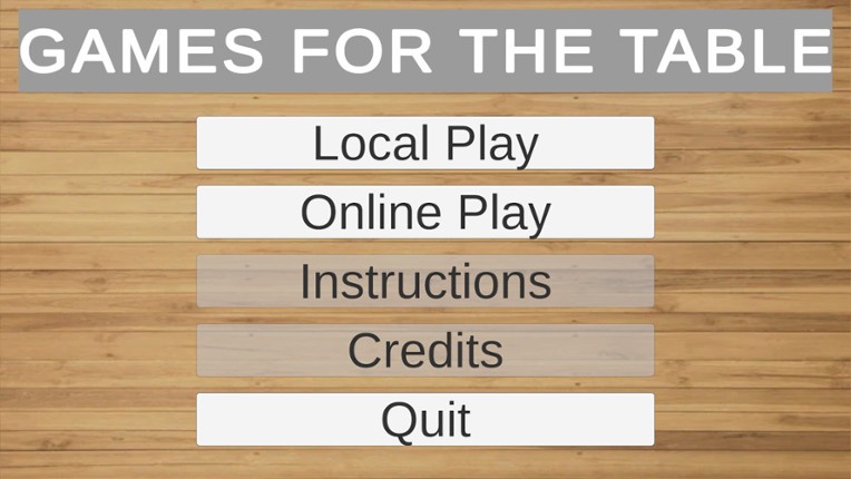 Games For The Table screenshot