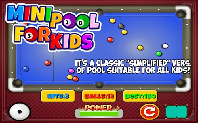 Mini Pool for Kids screenshot