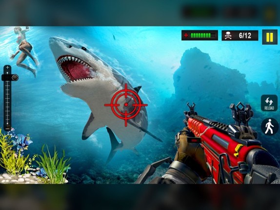 Shark Attack Simulator Game 3D screenshot