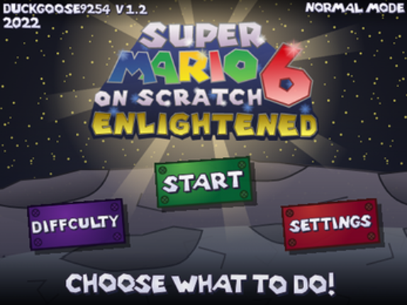 Super Mario on Scratch 6 Enlightened - HTML Port Image