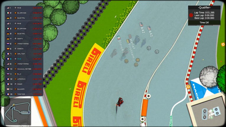 SuperbikeGP 2D screenshot