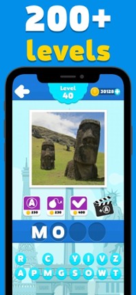 Attractions quiz - word game screenshot