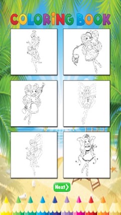 Fairy Art Coloring Book - for Kids Image