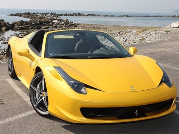 Ferrari 458 Spider Slide Image