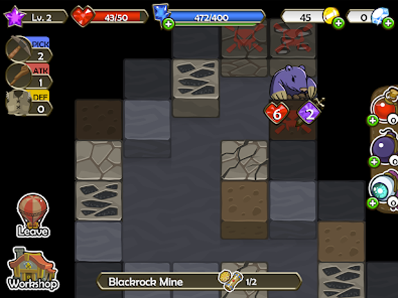 Mine Quest: Battle Dungeon RPG Image
