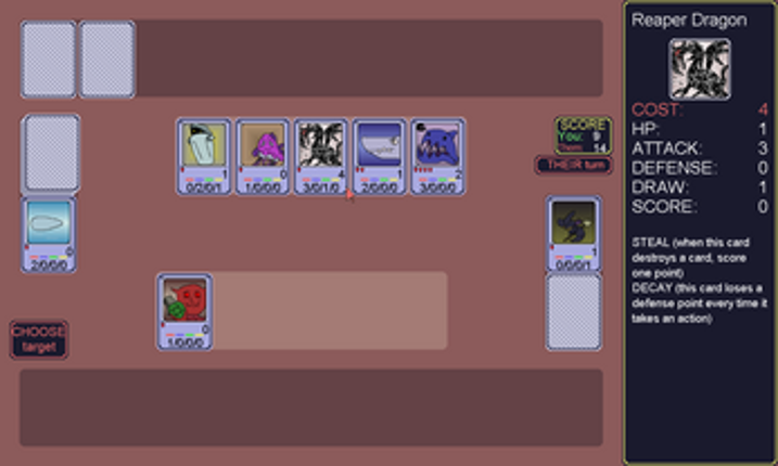 Card Games vs Literary Characters at the End of the World screenshot