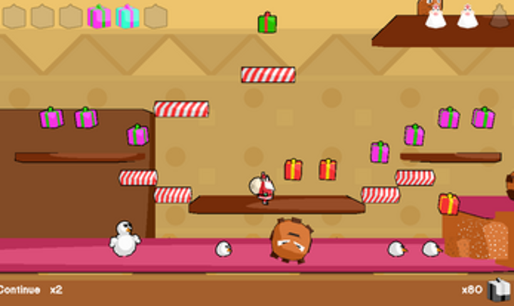 Santa and the giant cake screenshot