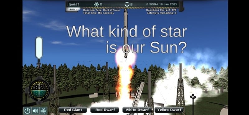 Intergalactic Rocket Trivia Image