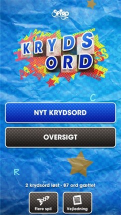 Krydsord (Dansk) screenshot