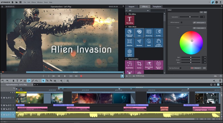 MAGIX Video deluxe 2019 Steam Edition screenshot