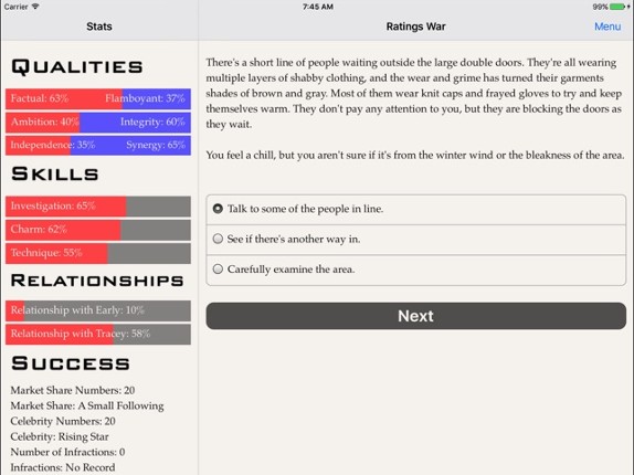 Ratings War screenshot