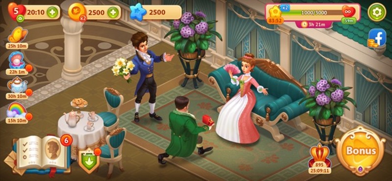 Storyngton Hall: Match 3 games screenshot