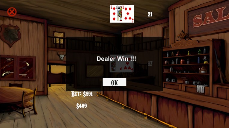 Blackjack Plus - Wild West Cowboy Adventure Image