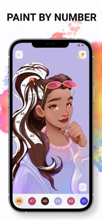 Coloring book Color by number screenshot