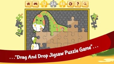 Cute Dinosaur Jigsaw Puzzle Image