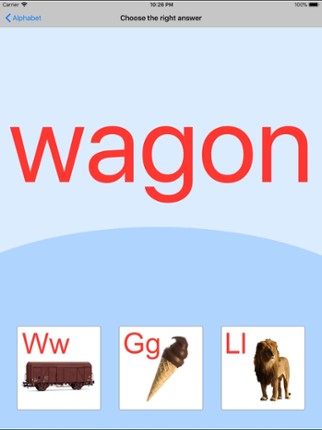 French Alphabet Cards screenshot